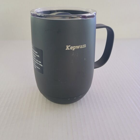 Kepwam Self Heating Coffee Mug T2, 16oz Smart Heated, 150 Min MUG ONLY - WORKS! - Picture 2 of 11